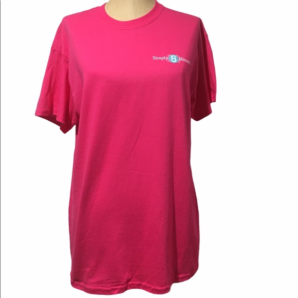 Simply Blessed Womans T-Shirt -“She Believed She Could” Phil 4:13 Pink - Picture 2 of 2